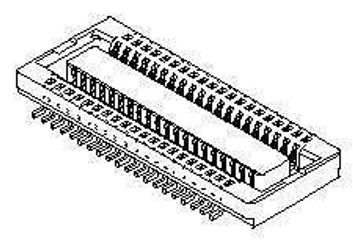 Board to Board & Mezzanine Connectors .5MM VERT REC 24CKT SMT DUAL...(50 pieces)