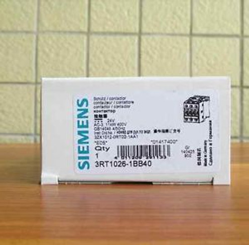 1PCS NEW Siemens contactor 3RT1024-1BB40