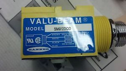 BANNER ENGINEERING SM912DQD - VALU-BEAM: DIFFUSE QUICK DISCONNECT NEW