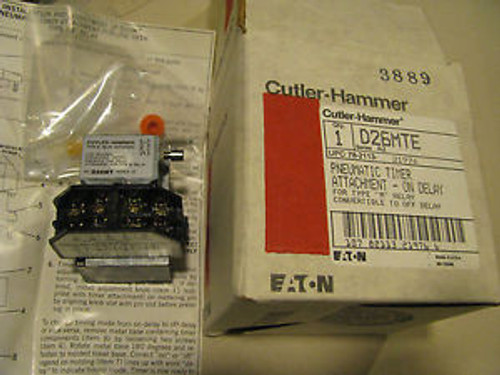 CUTLER-HAMMER PNEUMATIC TIMER D26MTE NSN: 5945-01-039-9975