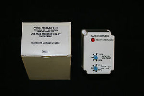 MACROMATIC VMP024D-G VOLTAGE MONITOR RELAY 24VDC RATE 10A 240VAC / 30VDC  1/2HP