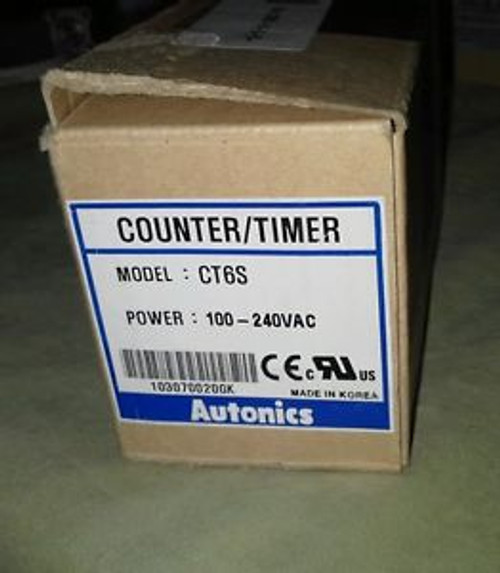 Autonics Digital Counter/Timer CT6S New In Box