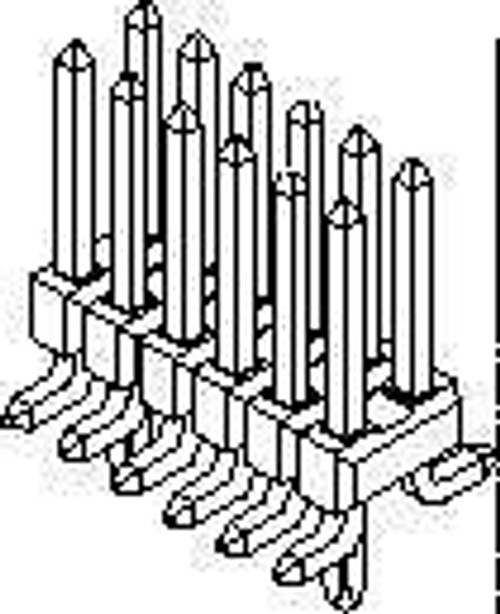 Headers & Wire Housings 2.54MM 50P V HDR DR SMT SAU (100 pieces)