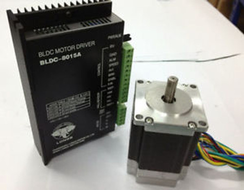 57BLF03 Brushless DC Motor Nema23 188W 24V 3000RPM Router Milling DRIVER 8015A