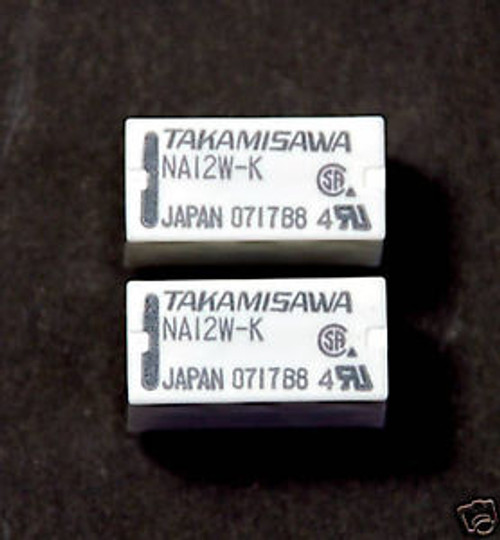 100pc TAKAMISAWA NA12W-K Relay DPDT 2C 12VDC Coil JAPAN