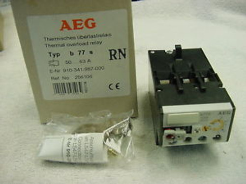 AEG EEC Thermal Overload Relay, B77S, 50...63 Amps, 910-341-987-000, New
