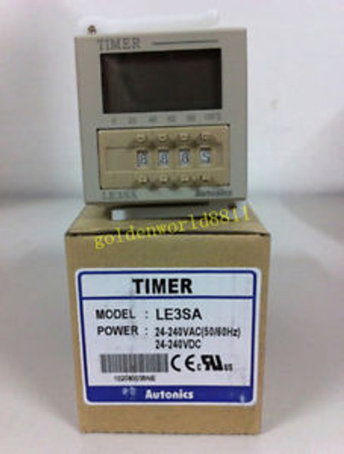 NEW Autonics LCD type digital timer LE3SA good in condition for industry use