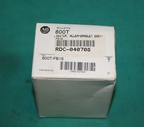 Allen Bradley, 800T-FB16, Interlocked Pushbutton NEW