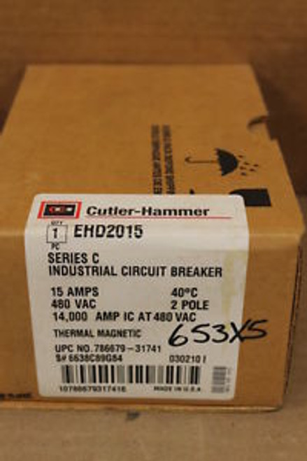 CUTLER-HAMMER EHD2015 CIRCUIT BREAKER