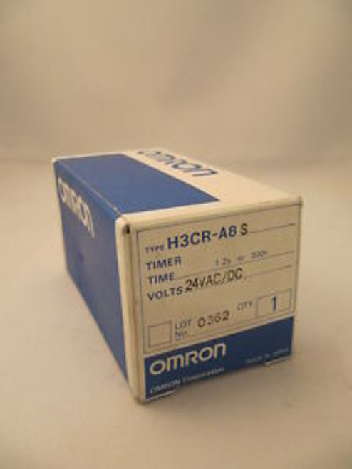NEW Omron Timer Module H3CR-A8S (24VDC or 24VAC)