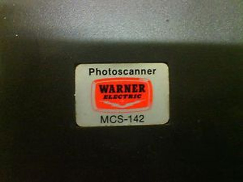 WARNER ELECTRIC PHOTOSCANNER MCS-142