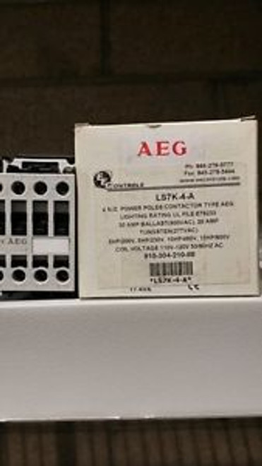 EEC AEG LS7K-4-A   LSK4A Lighting Contactor with mounting bracket