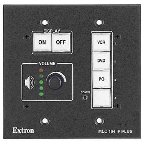 EXTRON MLC 104 IP PLUS BLK/WHT #60-818-03