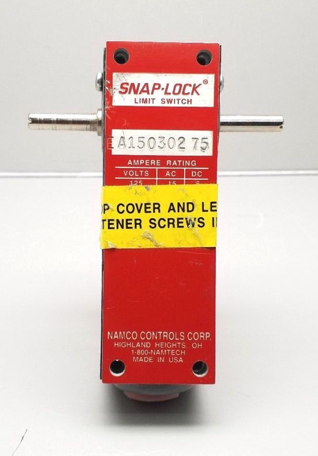 Namco Ea150-30275 Limit Switch Snap Lock Double End Shaft 1Nc 1No, New