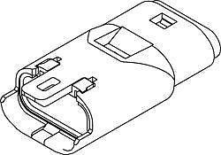 Headers & Wire Housings 3P RCPT HSG 2.50MM WIRE-WIRE (50 pieces)