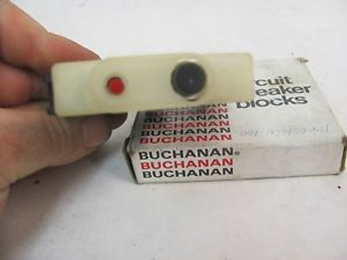 BUCHANAN CBB0100 TERMINAL BLOCK CIRCUIT BREAKER STRAP CLAMP New