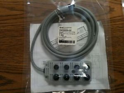 Woodhead DND8500-02 8-Ports Interconnect System, 2M PVC Drop Cable W/5P Micro