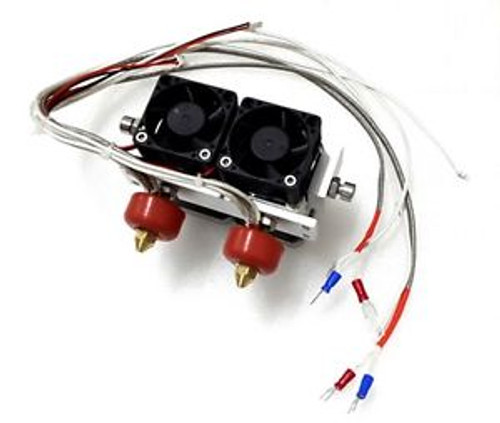 3D Printer Dual-Head Extruder 0.3mm K-type Thermocouple Print Material ABS1.75mm