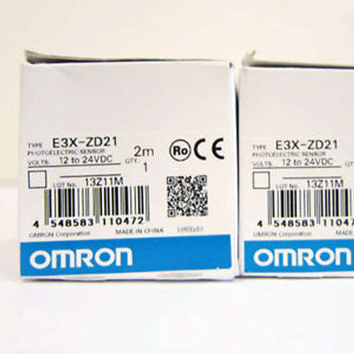 1PC New Omron Fiber Optic Amplifier Photoelect?ric Sensor E3X-ZD21 E3XZD21