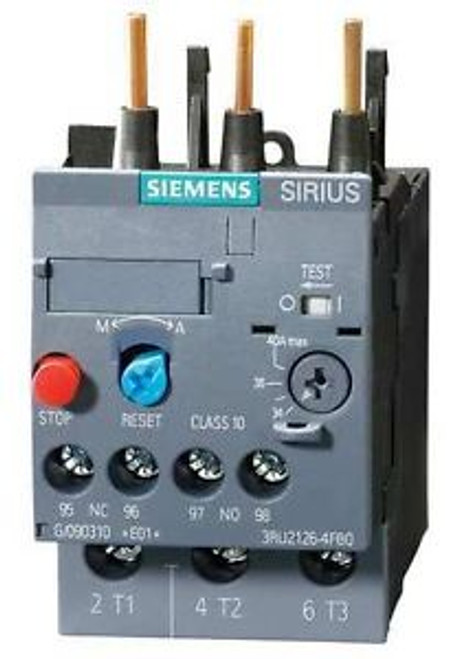 SIEMENS 3RU21261KB0 Overload Relay