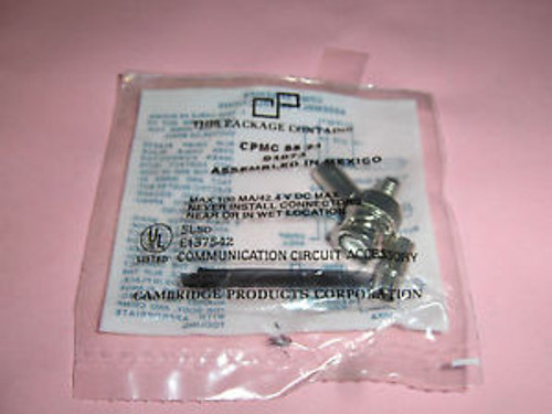 CAMBRIDGE CPMC-88-21 RF Connectors RG-58 3PC PLUG - 500 PCS