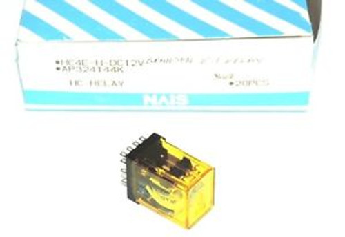 LOT OF 13 New NAIS HC4E-H-DC12V RELAYS 14-PT AP324144K