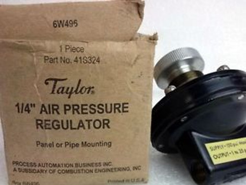 Taylor 1/4 Air Pressure Regulator, 41S324, New