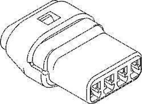 Headers & Wire Housings 3P RCPT HSG 2.50MM WIRE-WIRE SPLSH PRF (100 pieces)