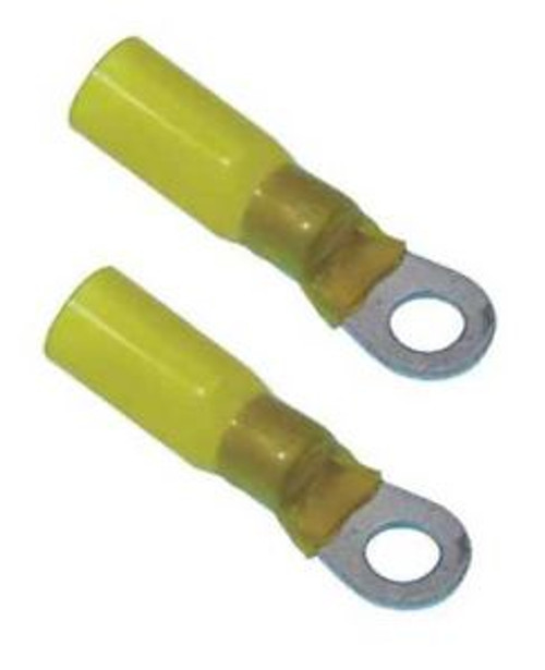 TE CONNECTIVITY CPGI-B-106-1403-BULK Ring Terminal, Yellow, Brazed, 12-10, PK500