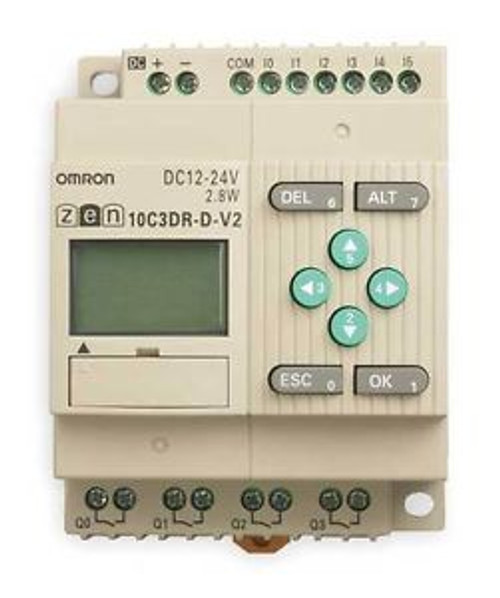 OMRON ZEN-10C3DR-D-V2 Programmable Relay,12-24VDC