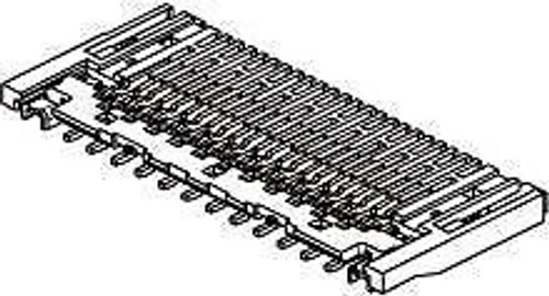 FFC & FPC Connectors .3MM FPC 33P R/A SMT BTTM .62MM HT (50 pieces)