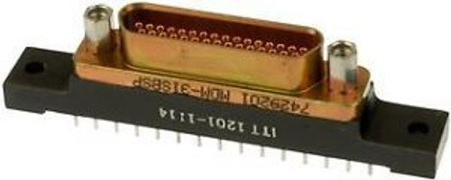 ITT CANNON MDM-31SBSP MICRO-D CONNECTOR, RECEPTACLE 31POS, THD