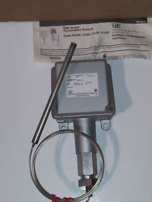 UNITED ELECTRIC CONTROLS E100 4BS 45772-1 TEMPERATURE CONTROL  NEW