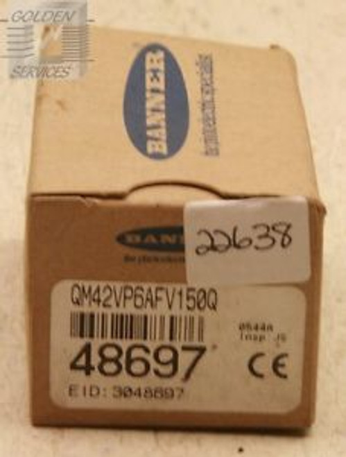 Banner QM42VP6AFV150Q Proximity Sensor 10-30V 100mA Banner QM42VP6AFV150Q Proximity Sensor 10-30V 100mA