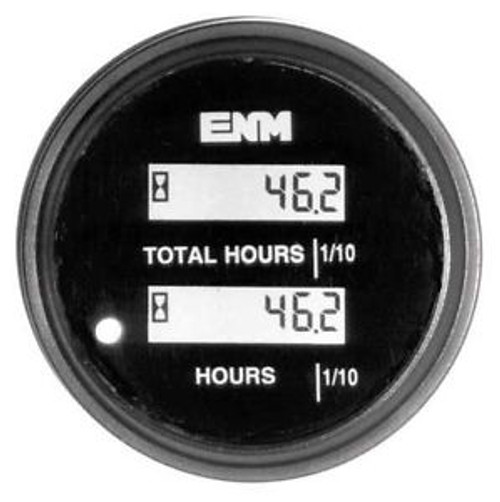 ENM PT1210F0 Hour Meter,LCD,10-40 VDC