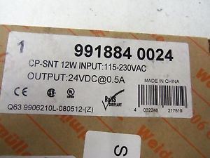 WEIDMULLER 991884 0024 FACTORY SEALED