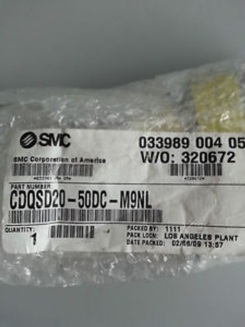 NEW SMC SLIDE WITH SWITCHES CDQSD20-50DC-M9NL  (RTS#0224.80)