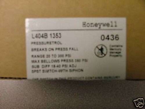 HONEYWELL L404B1353 PRESSURETROL