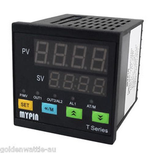 Dual Digital F/C TA7-SNR PID Temperature Controller Adjustor SSR Output PT100