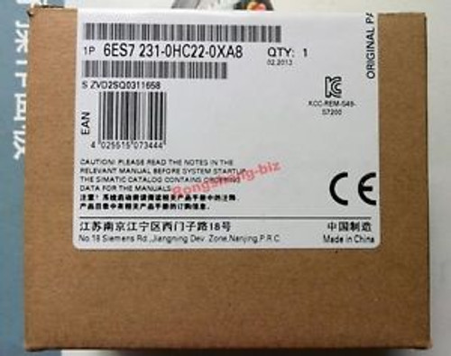 Siemens 6ES7231-0HC22-0XA8 6ES7 231-0HC22-0XA8 PLC Module New In Box