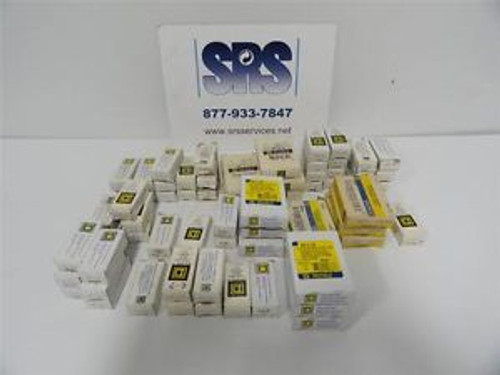 Square D Overload Relay Lot of 64 pieces-See list in description