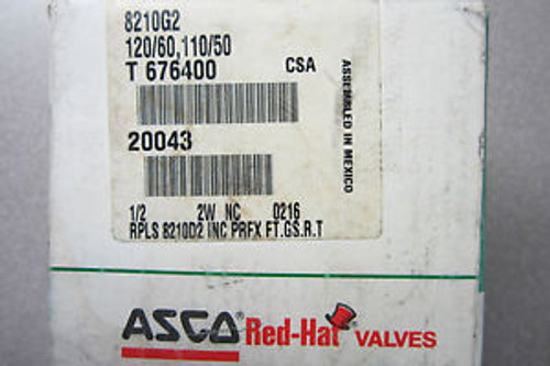 NEW ASCO RED HAT  8210G2 VALVE