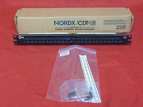 IBDN NORDX AX100465 New BELDEN DATA-PATCH PANEL PS5E 24 PORTS (3C6)