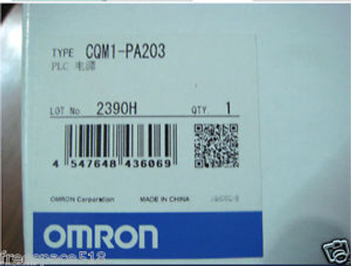 New OMRON CQM1-PA203 ( CQM1PA203 ) Power Supply