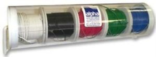 Alpha Wire Hukit20 Nc032 Hook-Up Wire Dispenser Kit 22Awg 5 100Ft Spools Multi
