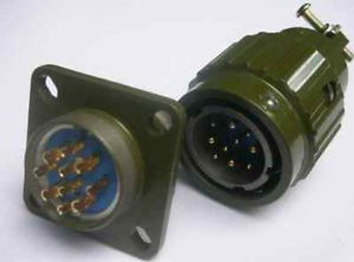 50,Military 10-Pin Twist M/Female Connector Plug,M10P
