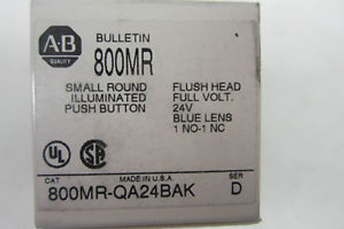 NEW ALLEN BRADLEY 800MR-QA24BAK PUSHBUTTON 800MRQA24BAK