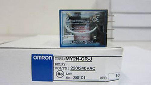 NEW IN BOX Omron PLC Relay MY2N-CR-J 220-240VAC