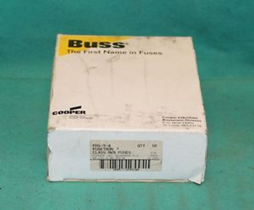 Bussman Cooper FRS-R-4 Fusetron Dual Element Time -Delay Fuse 4a amp 10/Box NEW