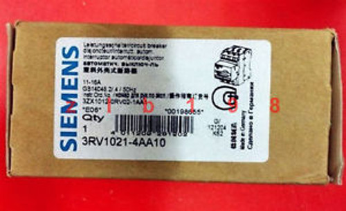 Siemens circuit breaker 3RV1021-4AA10 NEW